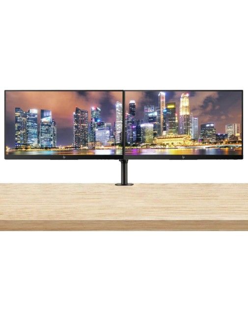 HP Z22n G2 22 Inch IPS LED FHD Backlit Monitor 2-Pack Bundle with Fully Adjustable Desk Mount Monitor Stand is available for purchase.
