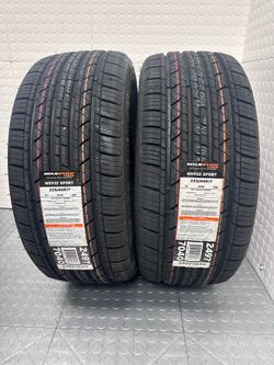 2 new tires Milestar 224/45/27