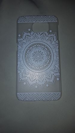 Clear and white case for Samsumg Galaxy S6