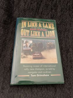 In Like A Lion Out Like Lamb 1994 HC John Buffum book signed author Tom Grimshaw