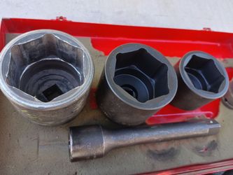 Snap on and SK impact socket set