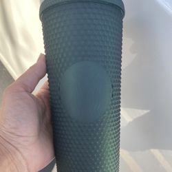 Starbucks Studded Green Cup New 