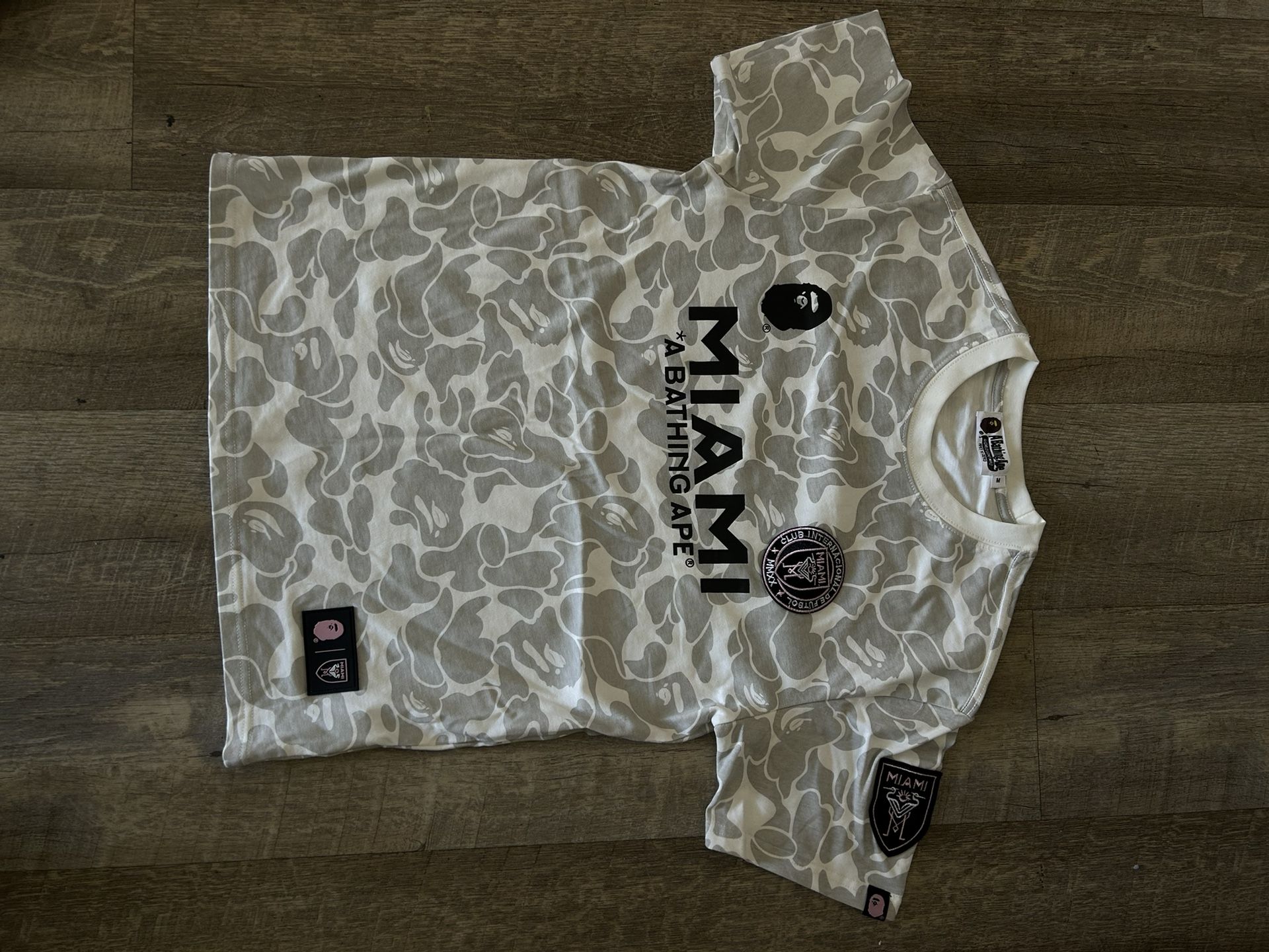 Miami Inter X Bape Shirt Medium
