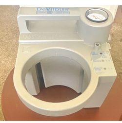 DeVilbiss Homecare Suction Unit Surgical Suction Pump w/ Pressure Gauge 7305
