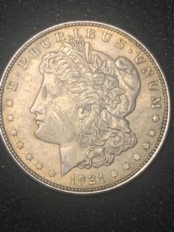 1921 Morgan Silver Dollar Coin