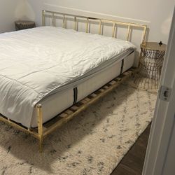 Cb2 Bed Frame King Size (no Mattress) 