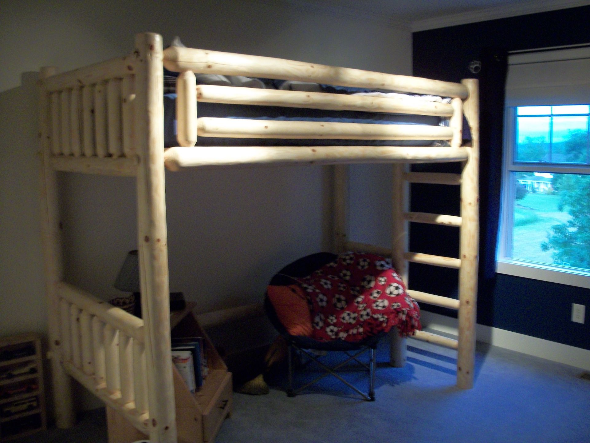 Twin Size Timber Loft Bed