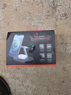 Helix 3-in-1 Wireless Charging Valet (15W) - Brand New