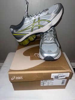 Size 10.5M ASICS Gel-Kinetic Fluent Glacier Grey Steel Grey