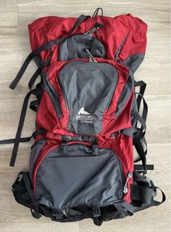 Gregory Palisade 80L Internal Frame Backpacking Pack Red Gray Multi-Day
