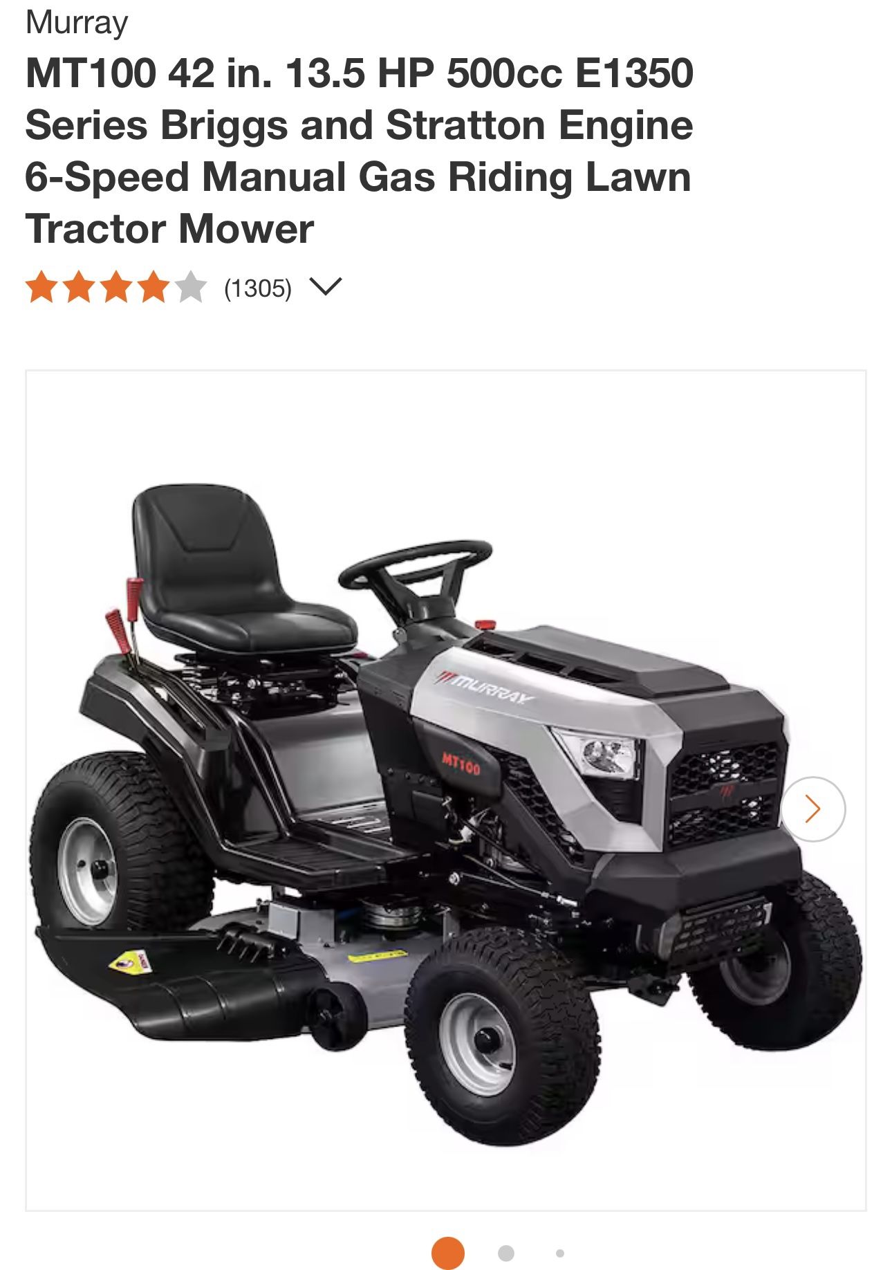 Gas Riding Lawnmower (tractor Mower)