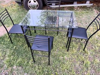 Table and chairs