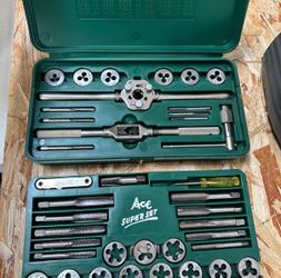 Vintage Ace Super Set Tap and Die Set