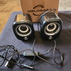 Brand New Mini M E L O G A G A Computer Speakers Portable New