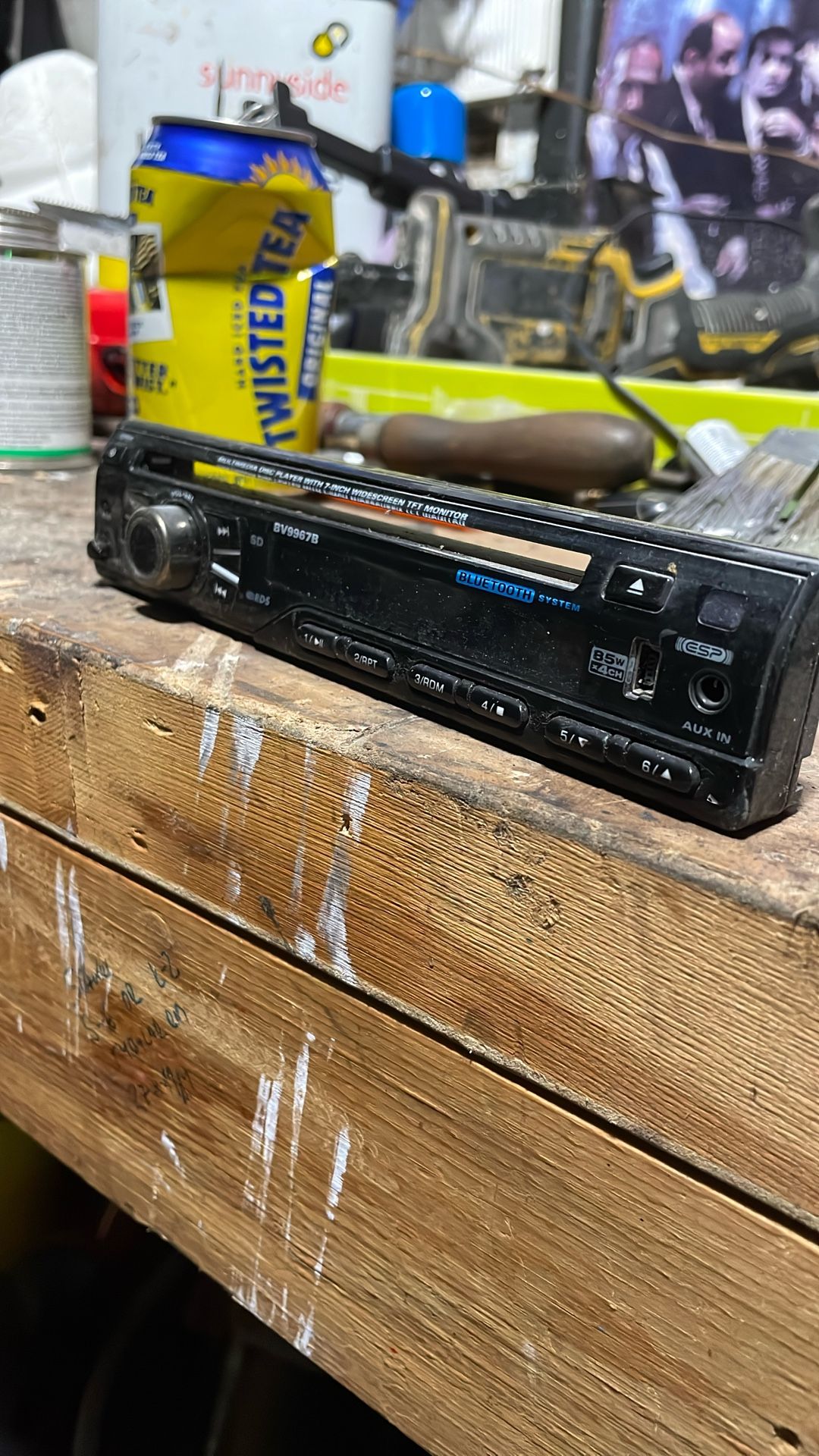 Car Radio Audio 85wx4 + 7” DVD Screen
