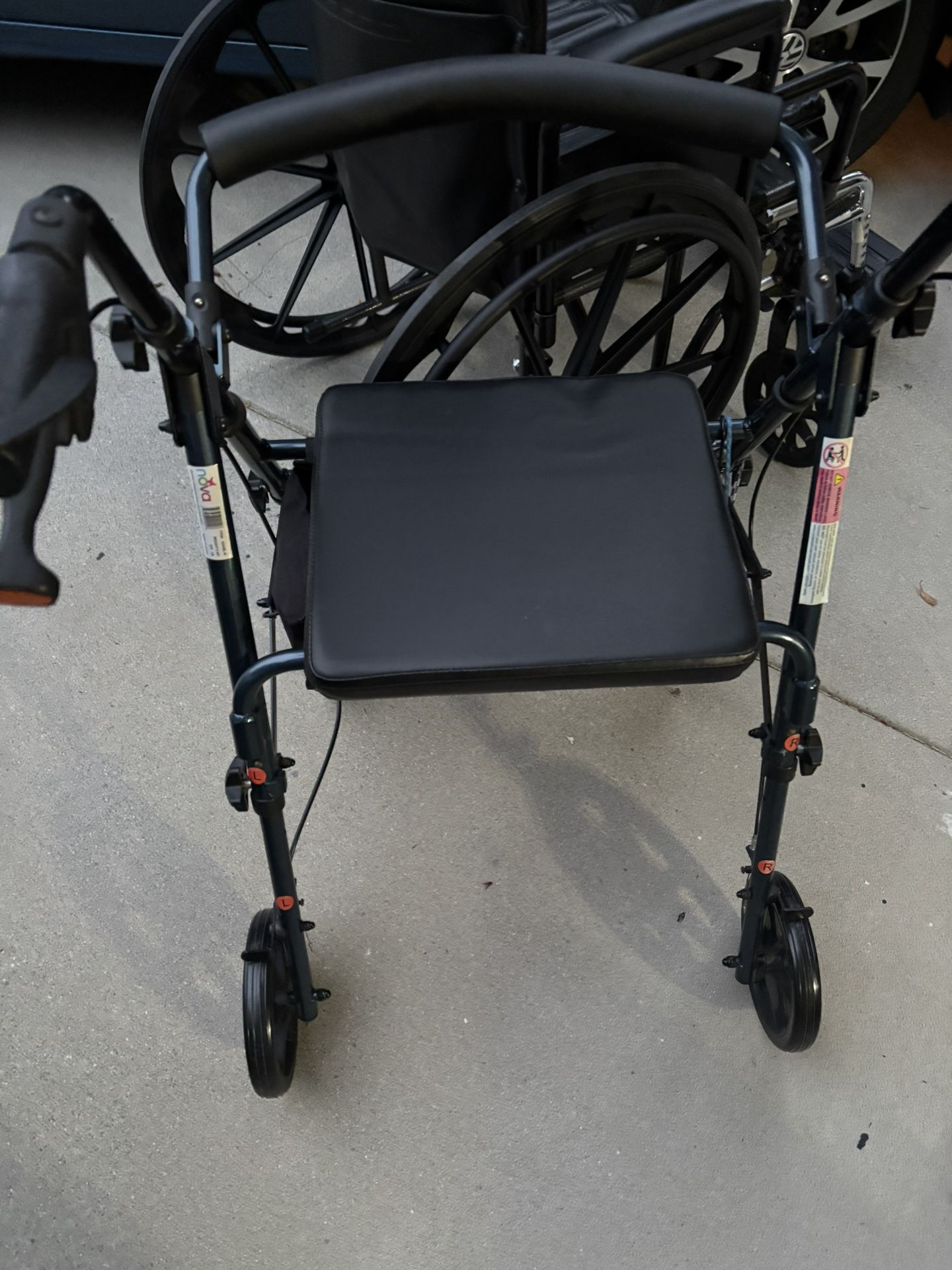 Rolling Walker With Brakes