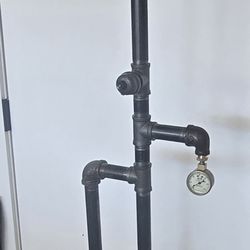 Hand Crafted Industrial Floor Lamp 