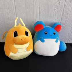 Marill OR Dragonite Pokémon Squishmallows plush