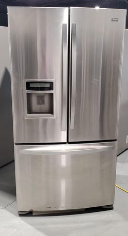 Kenmore 3-Door Stainless Steel Fridge
