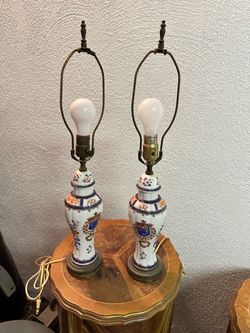Two vintage lamps