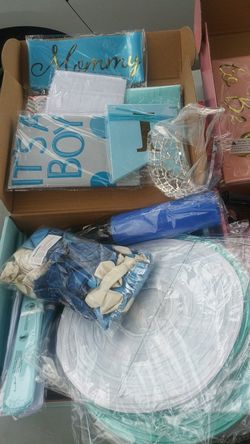 Baby shower kit boy or girl