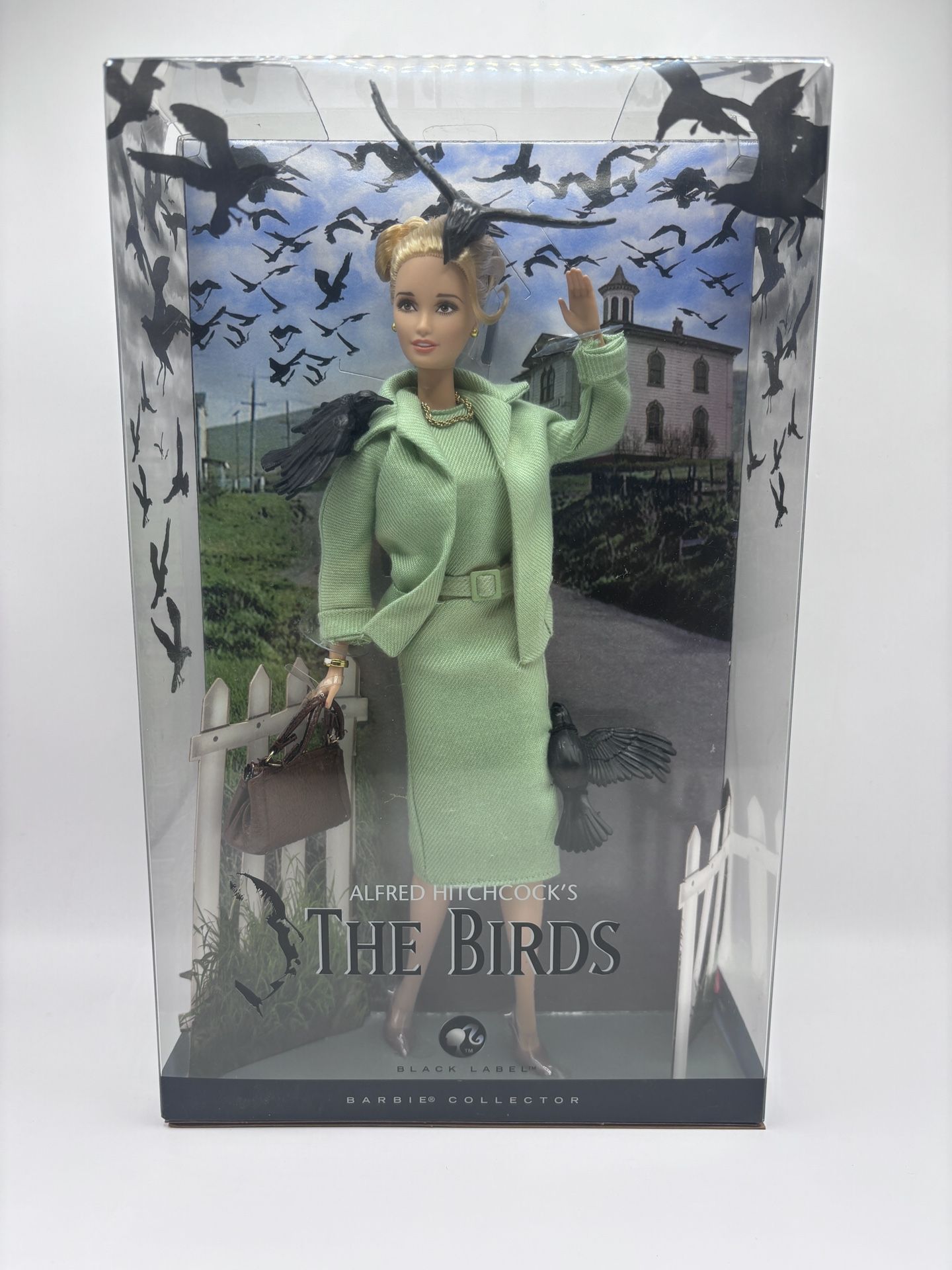 Barbie 2008 Alfred Hitchcock's The Birds Collector's Doll NIB Black Label