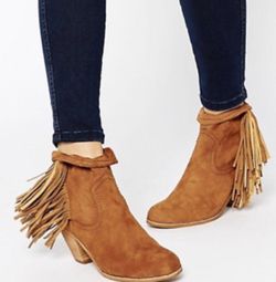 Sam Edelman fringe Louie cowboy bootie boots