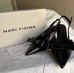 Marc Fisher Mary Black Patent Leather Shoes – Women’s Size 9 Medium – New W/ Box
