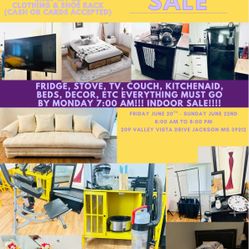MOVING DAY SALE