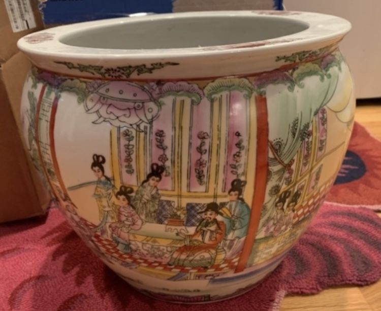 Asian Koi Pot