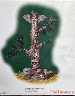 Dept 56 Spooky Totem Halloween village accessory figure