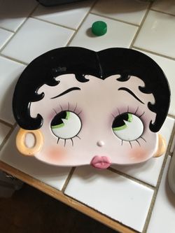 Betty boop collector plate