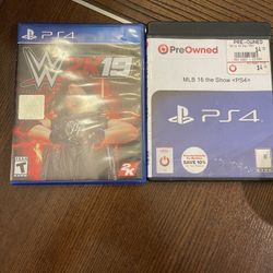 PlayStation 4 Video Games PS4 WWE 2k19 Mlb The Show 16