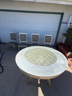 Dining table with 4 chairs