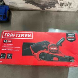 Craftsman 7 in. L x 3 in. W Corded Belt Sander 7 amps 800 FPM Variable Speed