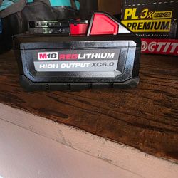 Milwaukee 6.0 high output batteries