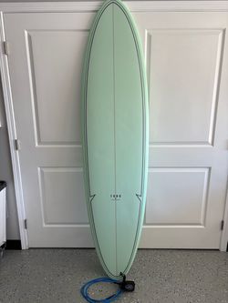 7’2” Mod Fun Torq Surfboard TET with leash and fins