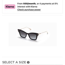 Akoni Innes Black and Gold Cateye Frames for Women Size Medium