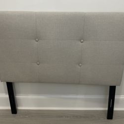 Twin Headboard, Bed Frame, And Mattress