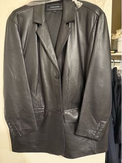 3 xl leather sports coat