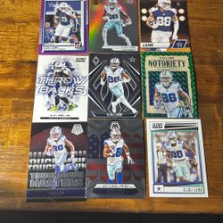 9 Card CeeDee Lamb Lot 