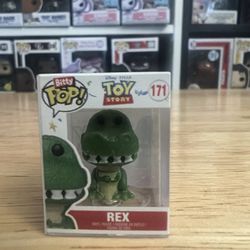 BITTY Rex Toy Story Funko Pop #171 Movies Disney Pixar Animation Dinosaur T-Rex