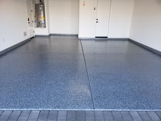 Garage Floor Epoxy w/ (Flakes Or Metallic)