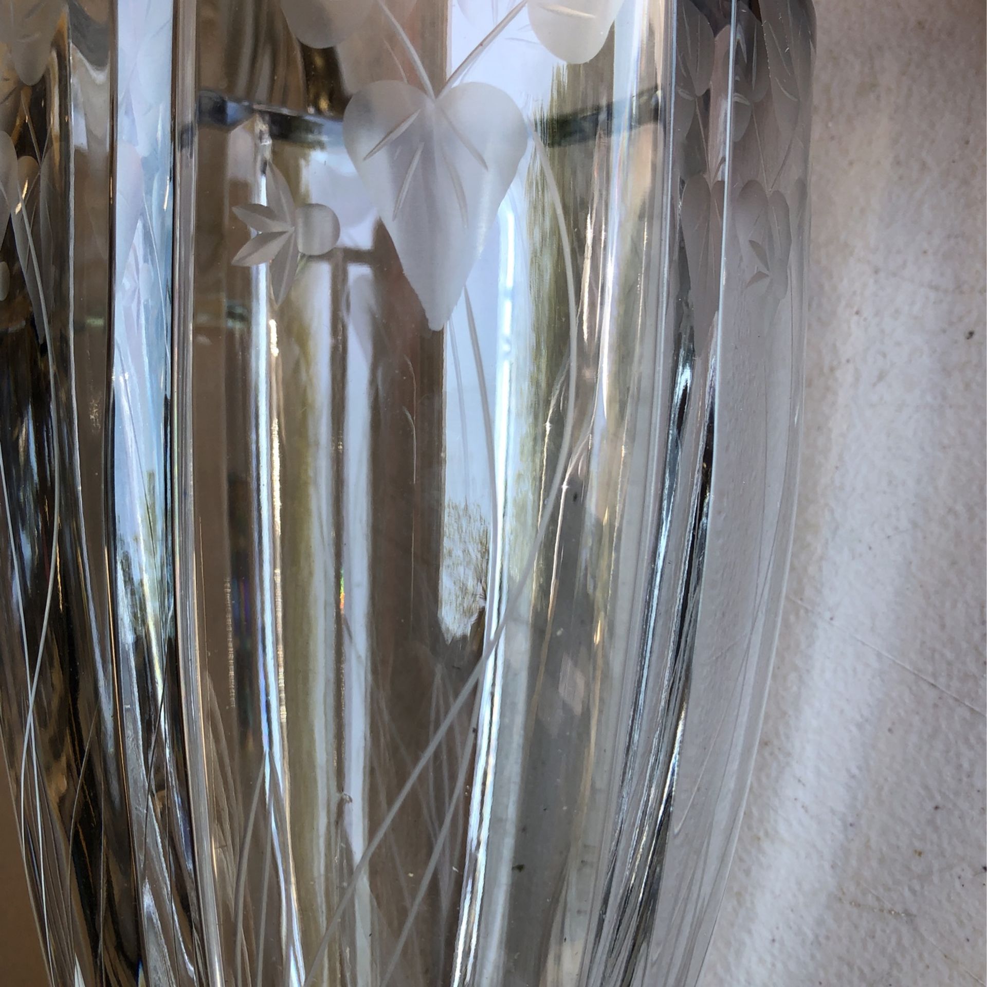 Vases 3 11” And 8” (1 Lead Crystal)