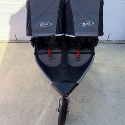 BOB Double Stroller With Adjustable Handle 