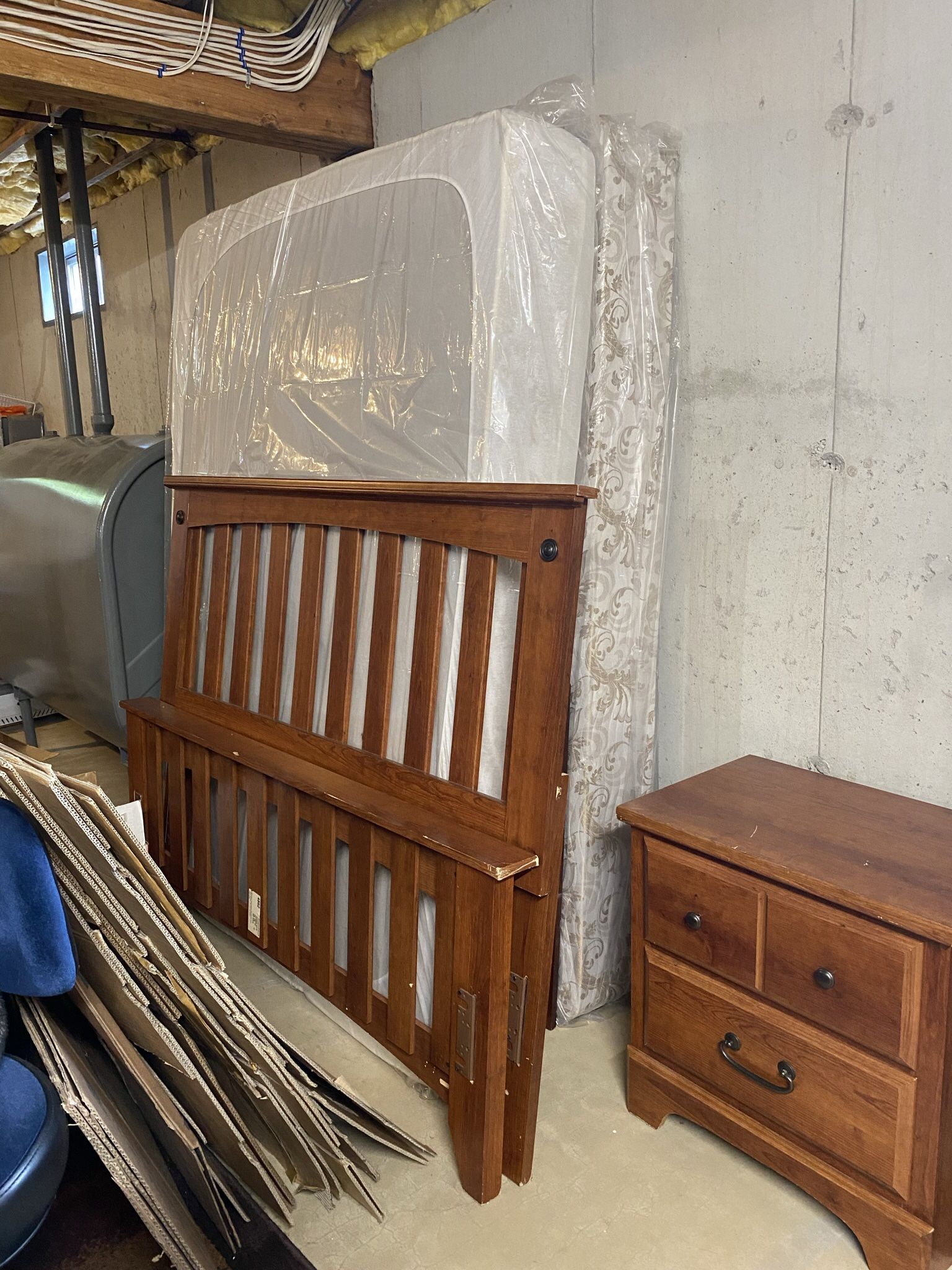 Twin Bed Dresser And Night Stand