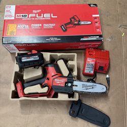 Milwaukee M18 FUEL 8 in. 18V Lithium-Ion Brushless HATCHET Pruning Saw Kit with 6Ah High Output Battery and Charger (New)  