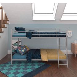 Bunk Bed For Kids With 1 Twin Mattresses 