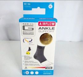 NEO G AIRFLOW ANKLE SUPPORT SIZE MEDIUM. NEW.