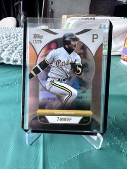 Barry Bonds Orange Foil 12/25 Welcome to the Club 3X MVP